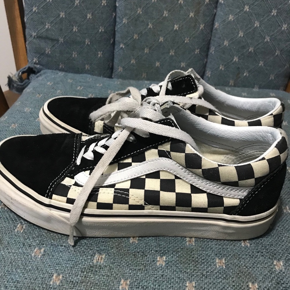 Vans Checkered Shoes Vintage